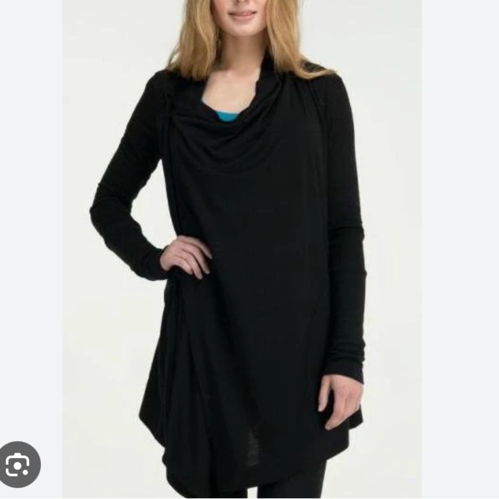 Icebreaker Bliss Wrap Cardigan Merino Wool *Black Size XS